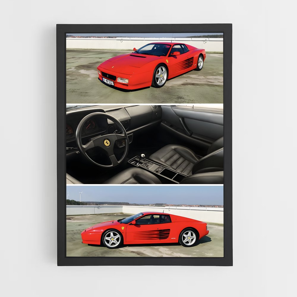 Poster Ferrari 3DOCN Racing (vue 2)